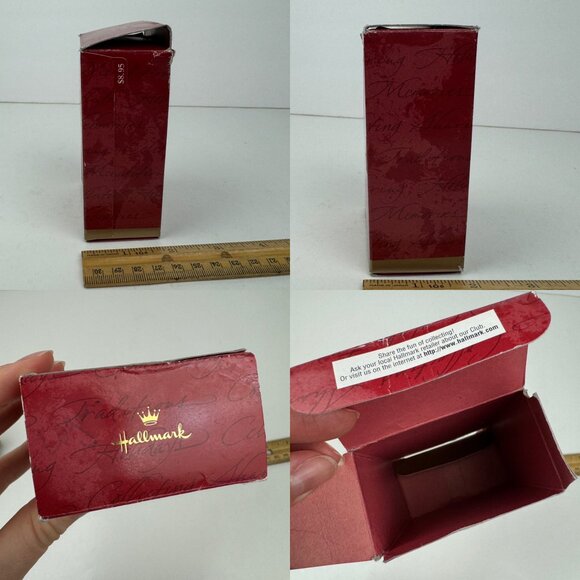 Vtg 1999 Hallmark Owl Outstanding Teacher Merry Christmas Holiday w Original Box - Picture 13 of 13